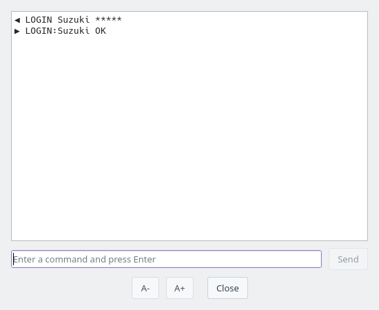 CSA log window