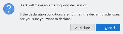 Declaration confirmation