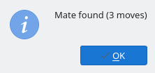 Mate search result message