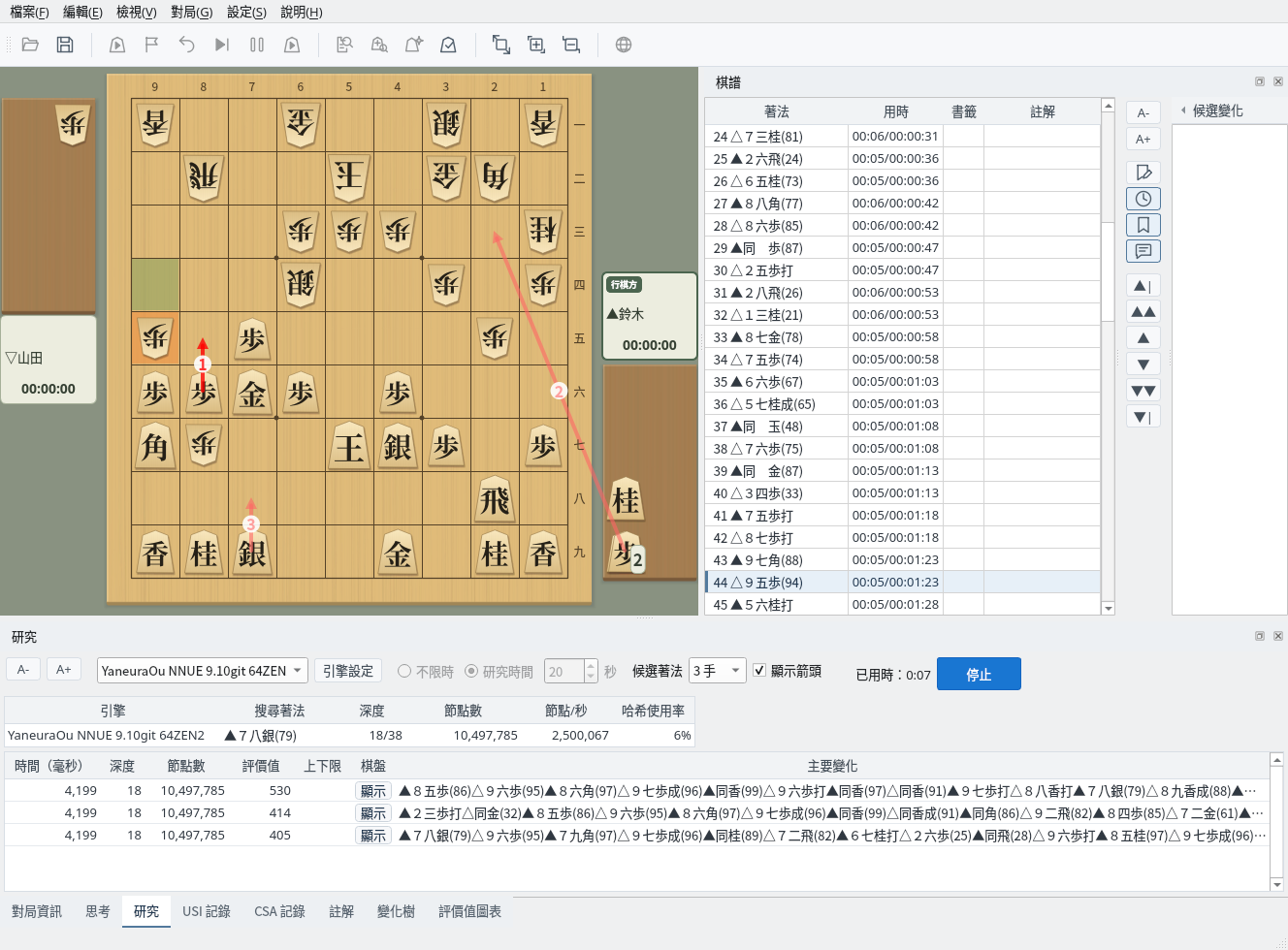 研究中的畫面